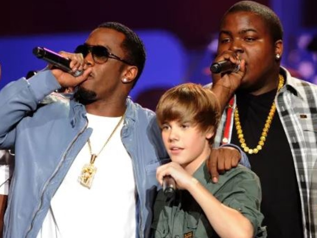 Diddy with a young Justin Bieber. Picture: Getty Images