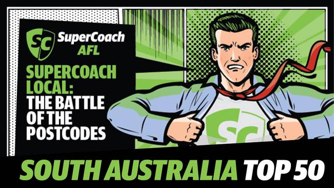 SuperCoach Battle of the Postcodes: SA ladder