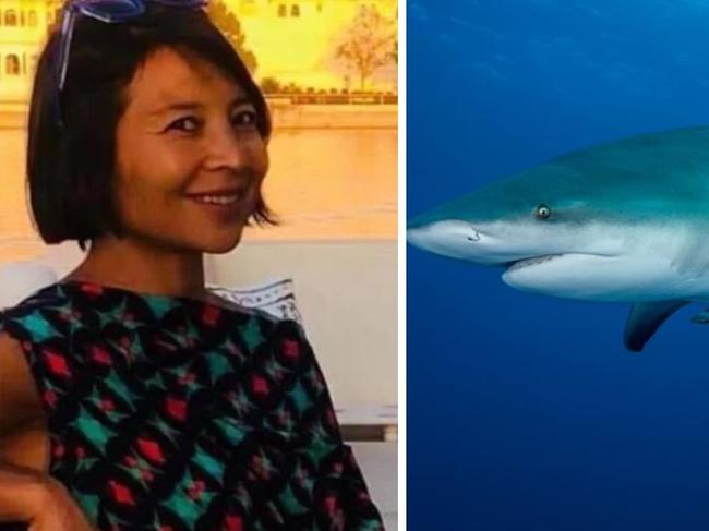 A woman mauled by a shark has given an update.