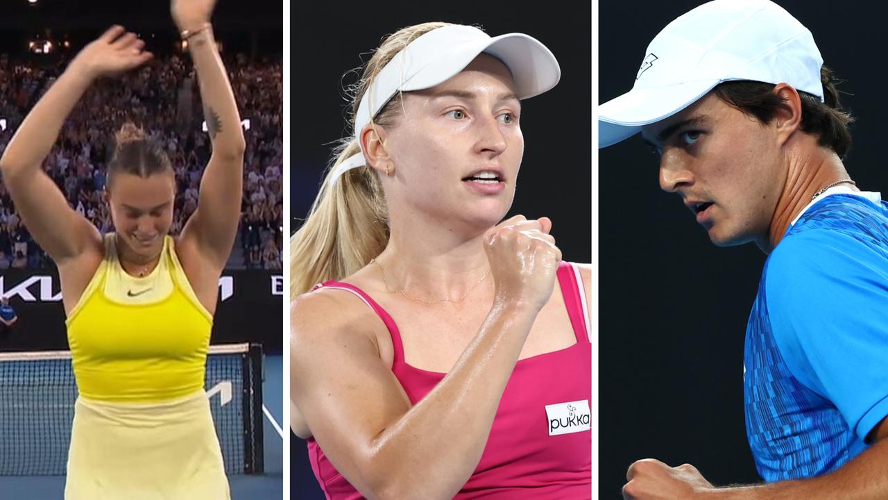 Australian Open LIVE: Champ’s bizarre post-match Dokic act; Aussie wildcard pair locked in deciding sets