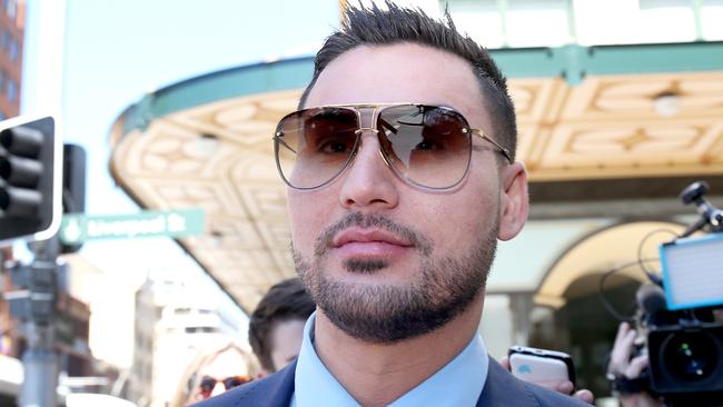 Former Auburn deputy mayor Salim Mehajer outside court in Sydney last year. Picture: AAP