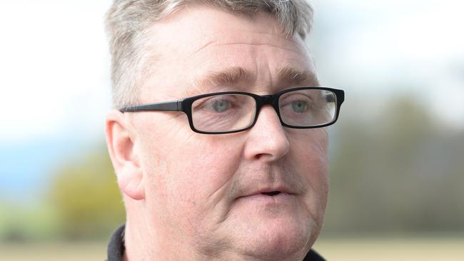 Yarra Glen Football Netball Club president Vincent Erickson paid tribute to the ’valuable member of the team’. Picture: Lawrence Pinder.