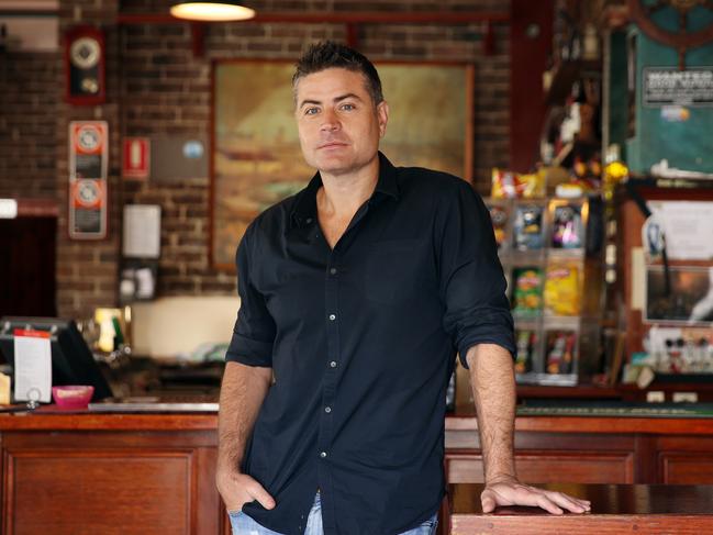 Stu Laundy in Bells Hotel in Woolloomooloo. Picture: Sam Ruttyn