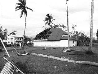 Innisfail Scout Den after Cyclone Winifred. Photo by Lynn Callegari.