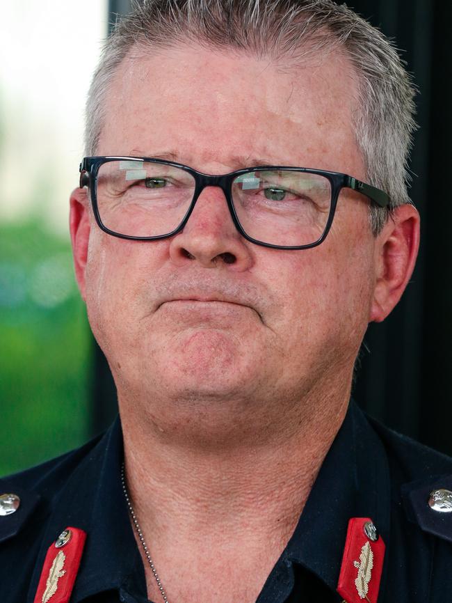 NT Police Commissioner Jamie Chalker. Picture: Glenn Campbell