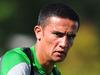 MELBOURNE, AUSTRALIA - DECEMBER 28: Tim Cahill during an Australian Socceroos Asian Cup training session at the Collingwood Training Ground on December 28, 2014 in Melbourne, Australia. (Photo by Vince Caligiuri/Getty Images)