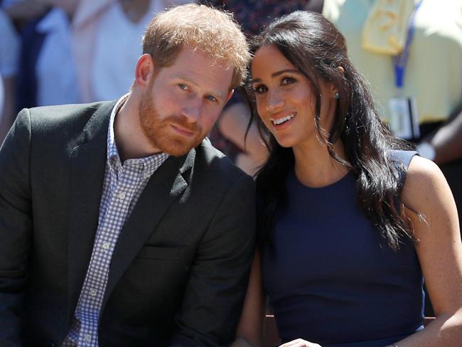 Prince Harry, Duke of Sussex and Meghan, Duchess of Sussex watch a performance during their October 2018 visit to Macarthur Girls High School in Sydney, Australia. Picture: Phil Noble – Pool/Getty Images