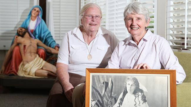 Sister Margaret Mary (left) and Sister Pauline Fogarty from Our Lady's Nurses for the Poor are working towards Sister Eileen O'Connor’s canonisation.