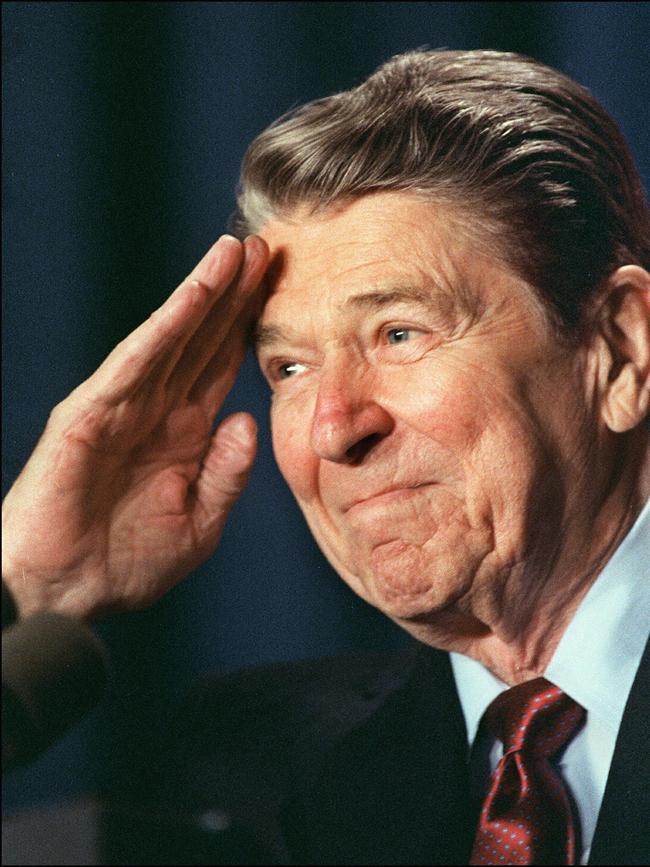 US President Ronald Reagan