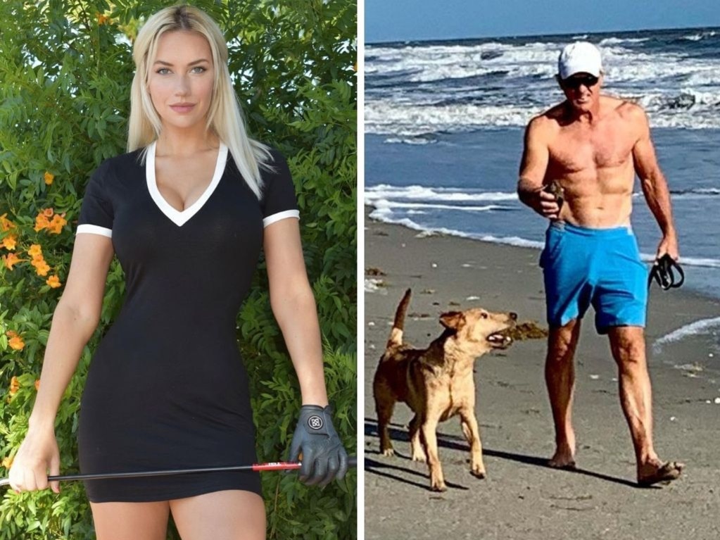 Paige Spiranac couldn't resist making a gag.