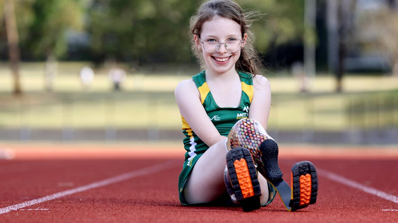 Mia is dreaming big and has her sights on the 2032 Brisbane Paralympics. Photo: Tara Croser.