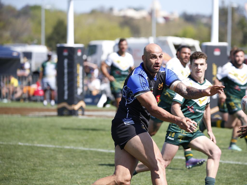 Koori Knockout - Day 4 Mens Semi Final Bourke Warriors v Nanima Common Connection Monday, 7 October 2024 Hereford St, Bathurst NSW 2795, Australia, Picture Warren Gannon Photography