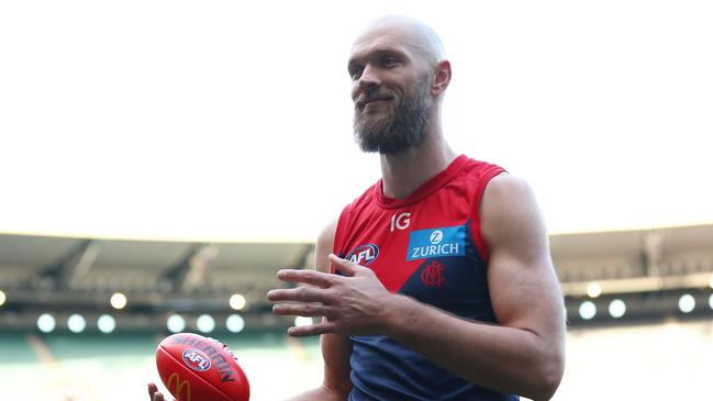 Don’t discount Max Gawn’s powers of recovery. Picture: Graham Denholm/AFL Photos/via Getty Images