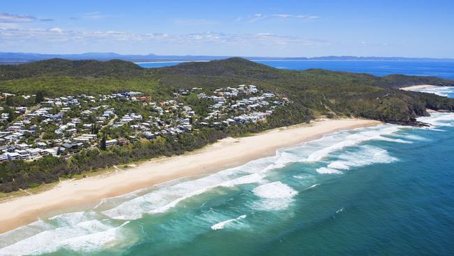 Sunshine Reef is off Sunshine Beach, about 10km from the Noosa Bar. Picture: Lachie Millard