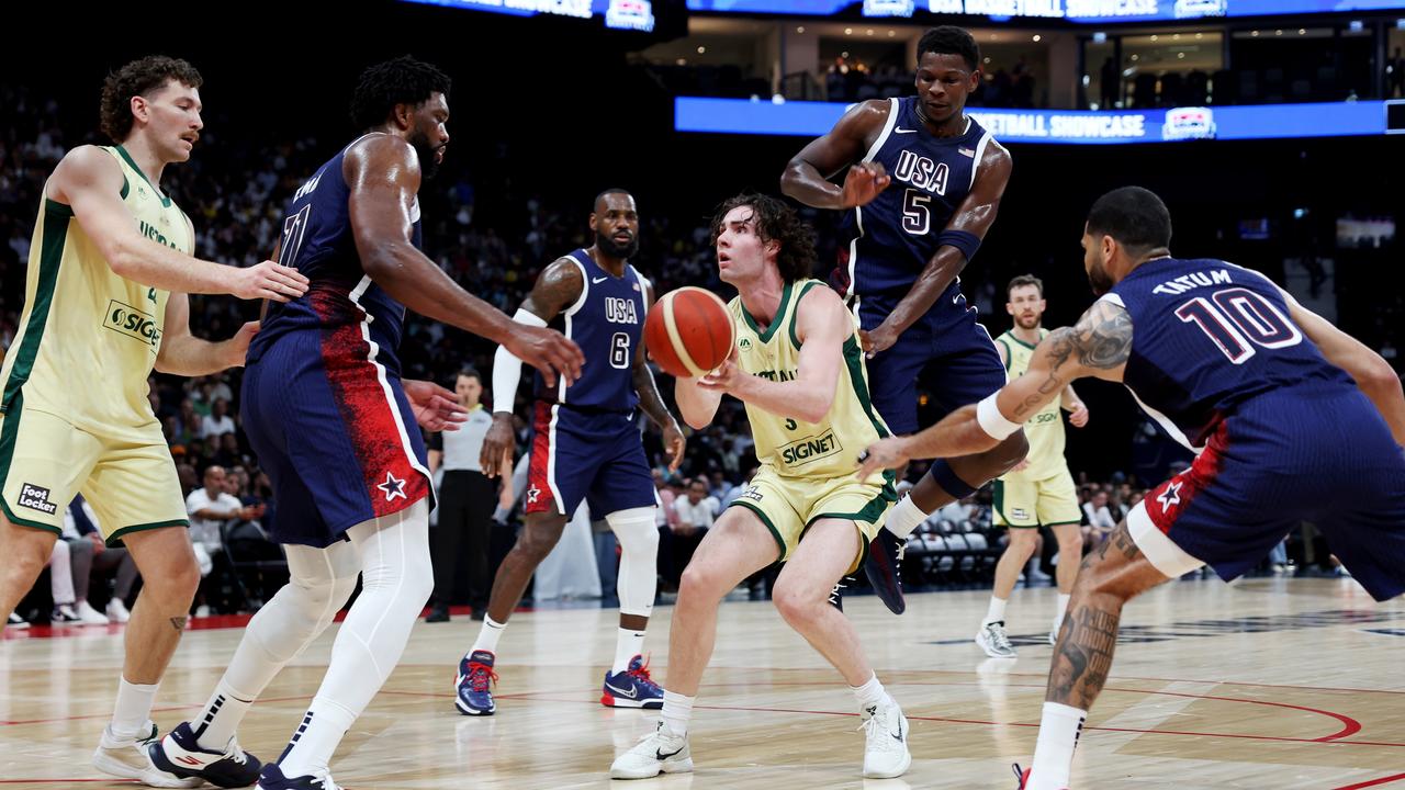 Josh Giddey of Australia. Photo by Christopher Pike/Getty Images