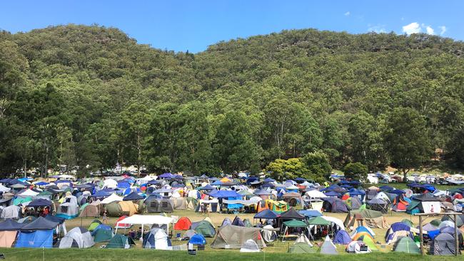 Attendees at last year’s Lost Paradise. Picture: Henry Lynch