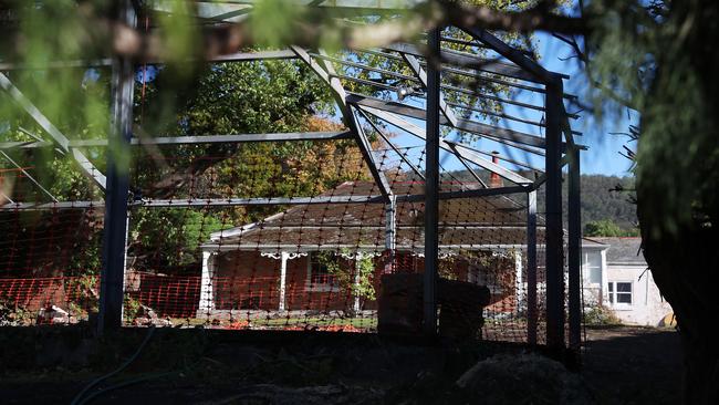 Property at 2 Red Chapel Ave Sandy Bay where the garden has been demolished. Picture: Nikki Davis-Jones