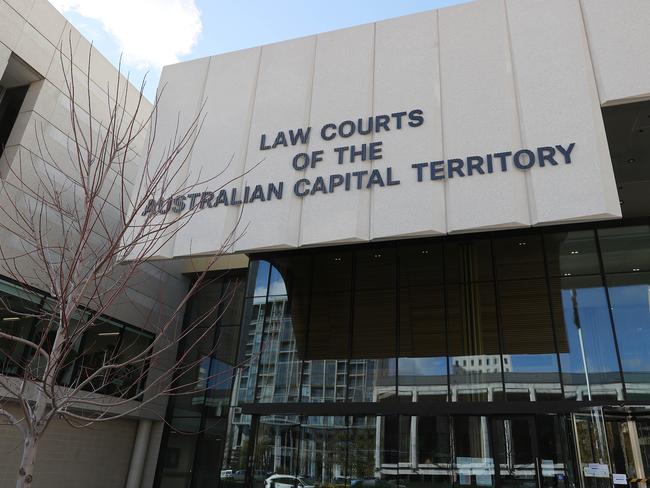 CANBERRA, AUSTRALIA NewsWire Photos - SEPTEMBER 16, 2021:Canberra  Magistrates Court where the the first court date in  the  Bruce Lehrmann case has taken place today. Bruce Lehrman  is the man accused of the sexual assault of former Liberal staffer Brittany Higgins. The hearing  took place via video link.Picture: Newswire/Gary Ramage