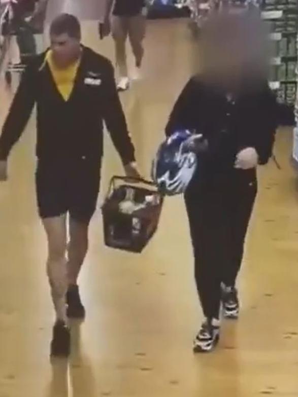 Rapley and his partner prior to the incident. Source: 9 NEWS