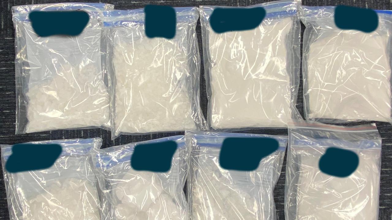 Drugs seized by police during the bust in the southern suburbs. Picture: SA Police