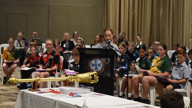 Youth Premier Livie Yantsch spoke about her goal for improved essential health services for Queensland.