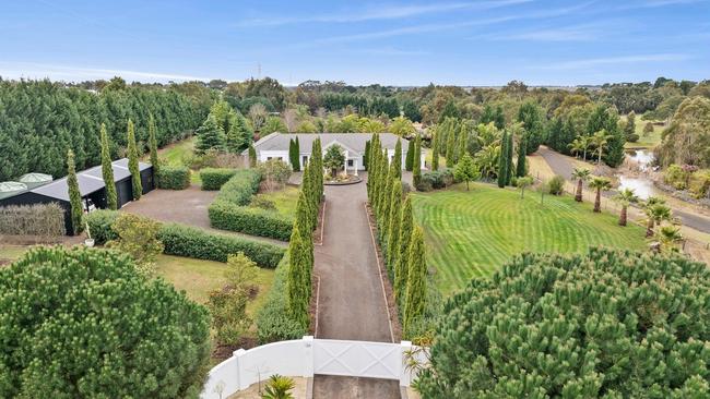 Selling, $2.095m-$2.295m: This 6000sqm slice of paradise at 126 Tarraford Way places an expansive four-bedroom home amid a tranquil private haven.