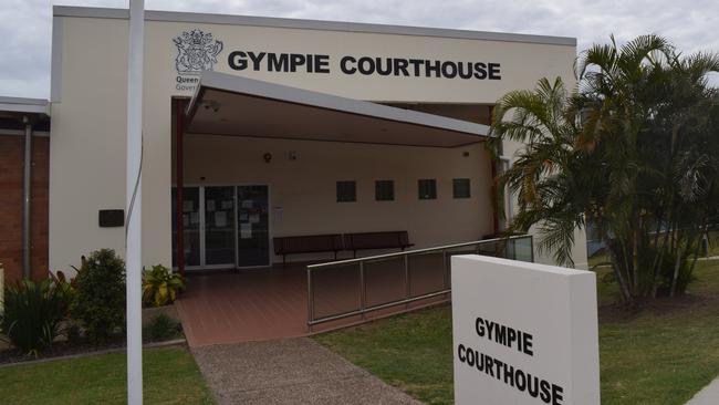 Gympie Magistrates Court (pictured) heard a concerned neighbour eventually called police after she was told about the threats made.