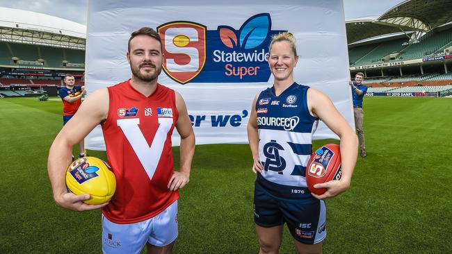 Former North Adelaide captain Max Thring was dominant as Pembroke OS topped Plympton in the second semi-final. Picture: Roy Van Der Vegt