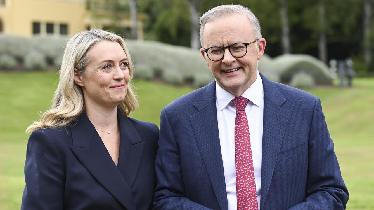 Prime Minister Anthony Albanese and his fiancee Jodie Haydon have bought a mulit-million dollar ocean view property on the NSW Central Coast. Picture: NewsWire / Martin Ollman