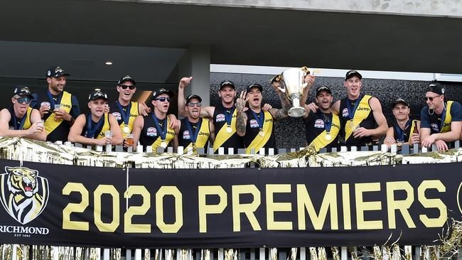 The Tigers are used to big premiership celebrations in recent times. Picture: Getty Images