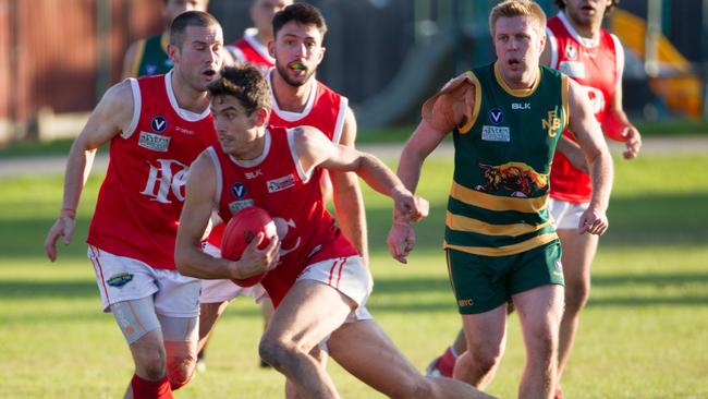 Parkside and North Brunswick are set to lock horns in VAFA Division 4 finals. Picture: VAFA media.