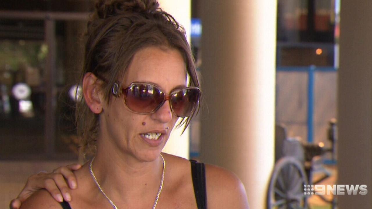 Denishar’s mother Lacey Harrison. Picture: 9 News