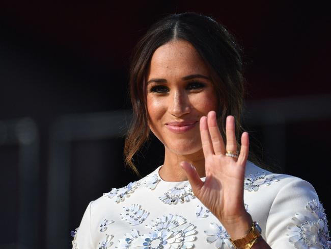 Meghan Markle speaks during the 2021 Global Citizen Live festival. Picture: Angela Weiss / AFP