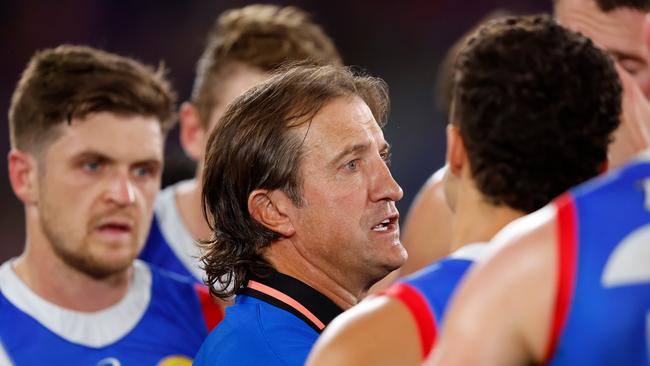 Luke Beveridge says a mindset of being hard for any opposition to play against has held the Dogs in good stead over the past two months. Picture: Dylan Burns / Getty Images