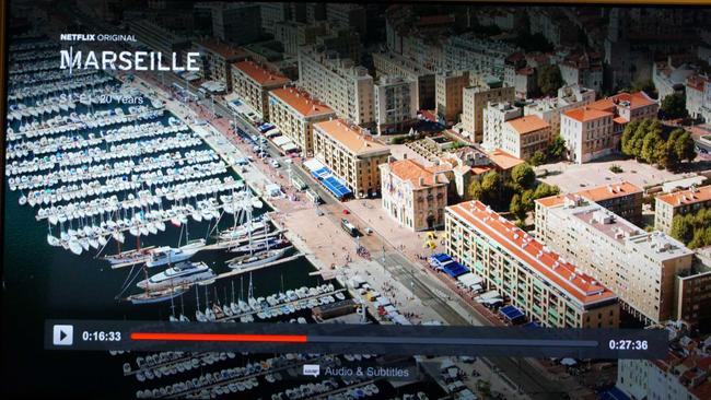 Marseille in 4K on LG’s 65-inch LED TV was sharp