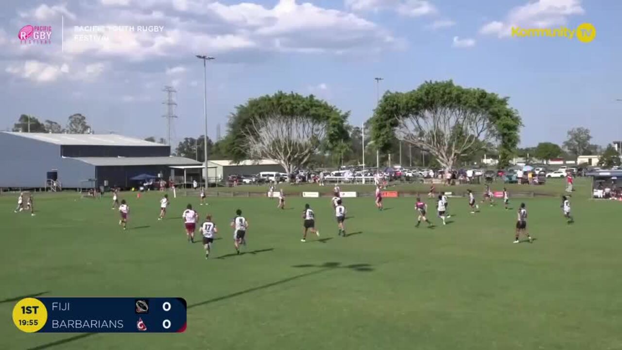 Replay: Queensland Fiji v Queensland Barbarians (U18 boys) - 2024 Pacific Youth Rugby Festival Day 2