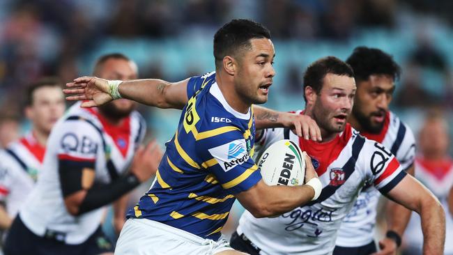 Jarryd Hayne’s time at Parramatta could be up. Picture. Phil Hillyard