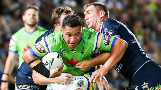 North Queensland are in free fall after the Raiders earned the upset.