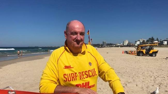 Burleigh MP Michael Hart on the beaches.