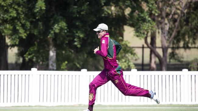 Redlands fielder Liam Smith. Sunday, December 15, 2019. (AAP Image/Renae Droop)