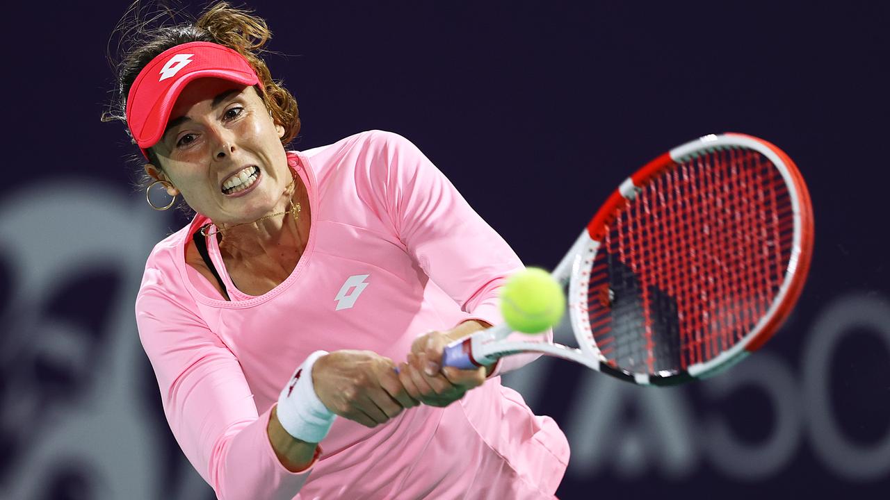 Alize Cornet has branded the COVID protocols “insane”. Picture: Getty Images