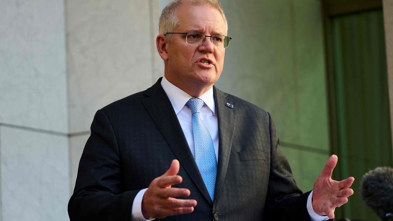 Prime Minister Scott Morrison in Canberra. Picture: Rohan Thomson / AFP