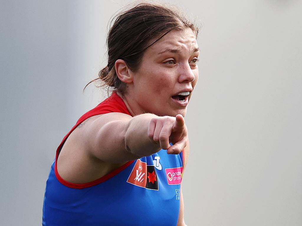 Ellie Blackburn knocked back rival interest to stay a Bulldog. Picture: Michael Klein