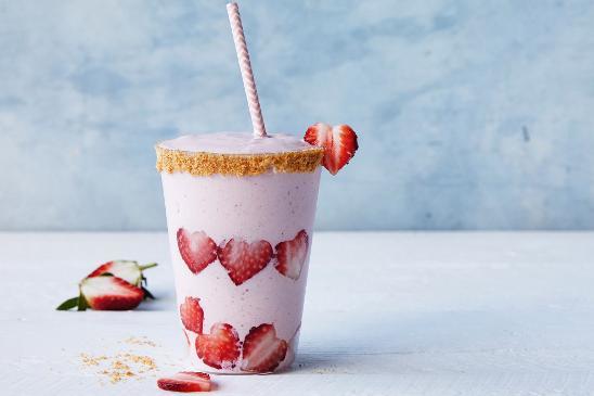 Strawberry cheesecake smoothie