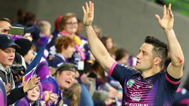 Cooper Cronk and the Melbourne Storm are having another huge year. Picture: Getty Images