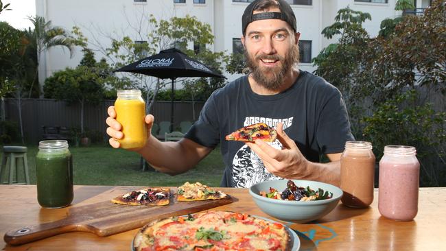 New vegan restaurant Mother Nirvana in Mermaid is completely organic, zero waste, plastic, preservative and gluten free, and owner Adam English says it's the first of its kind in Australia. Picture Glenn Hampson