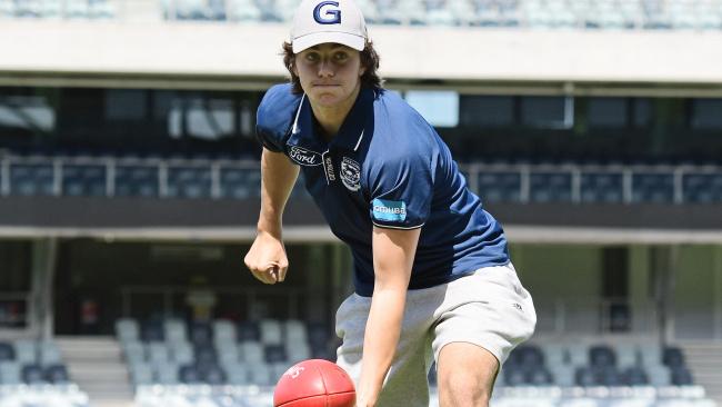 Geelong's top draft pick Jordan Clark.