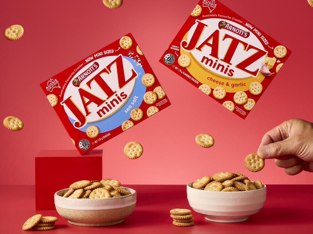 Arnott's released Jatz Minis. Picture: Supplied