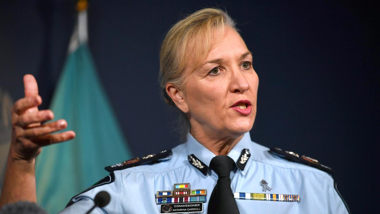 Qld Police Commissioner Katarina Carroll. Picture: John Gass