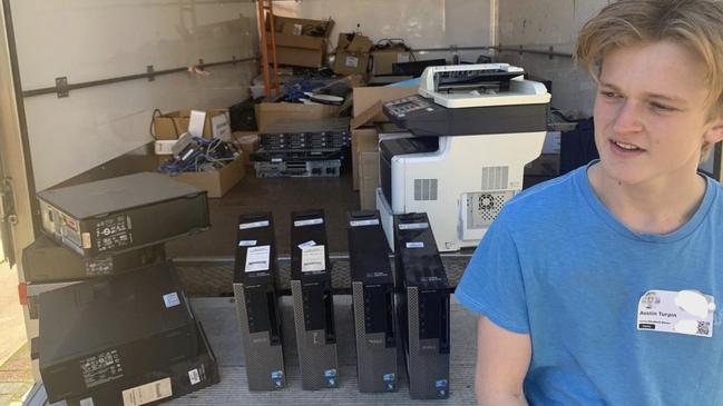 Austin Turpin, the founder of Fliptech, was just 15 years old when he founded his recycling company.